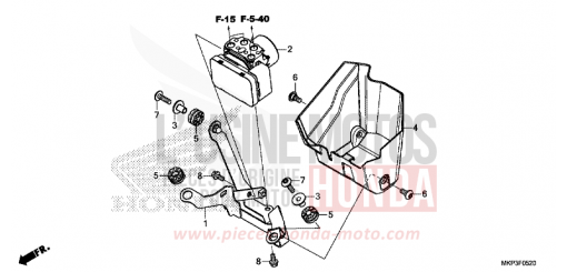 ABS MODULATOR CBR500RAM de 2021